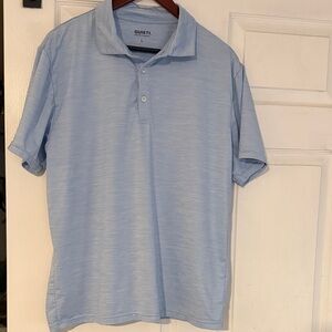 QUIETI Men's Light Blue Polo Shirt - Classic Short Sleeve